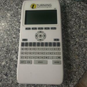 Turning Technologies QT Response Device Clicker RCQR-01 Large LCD Screen Powers